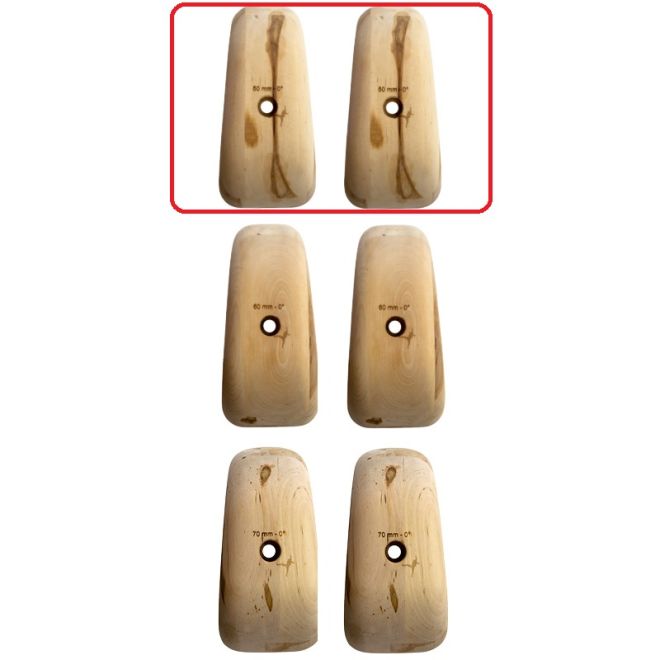 Metolius Wood Grips Pinch 0° set 6 klättring grepp