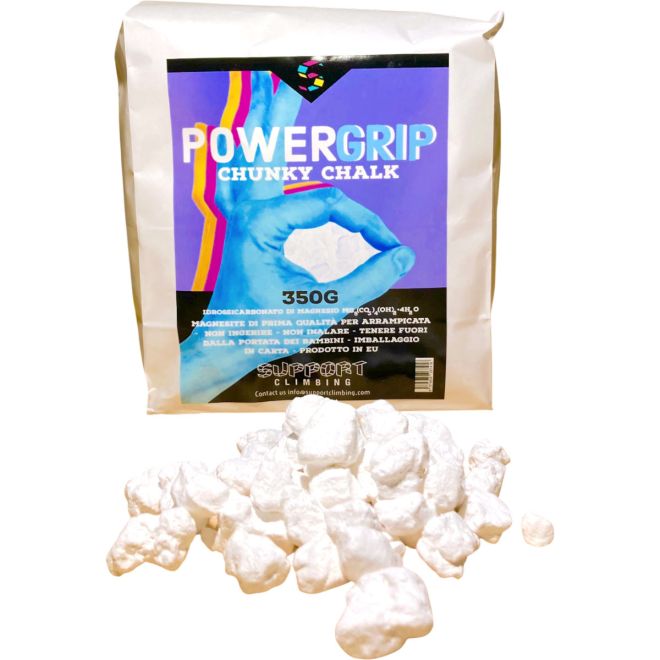 Support Climbing Power Grip Chalk 350 g magnesit i bitar