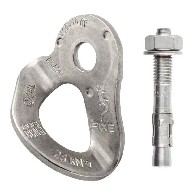Fixe 316L Expansion Bolt Ø10x70 mm + Hanger pack expanderbult + platta