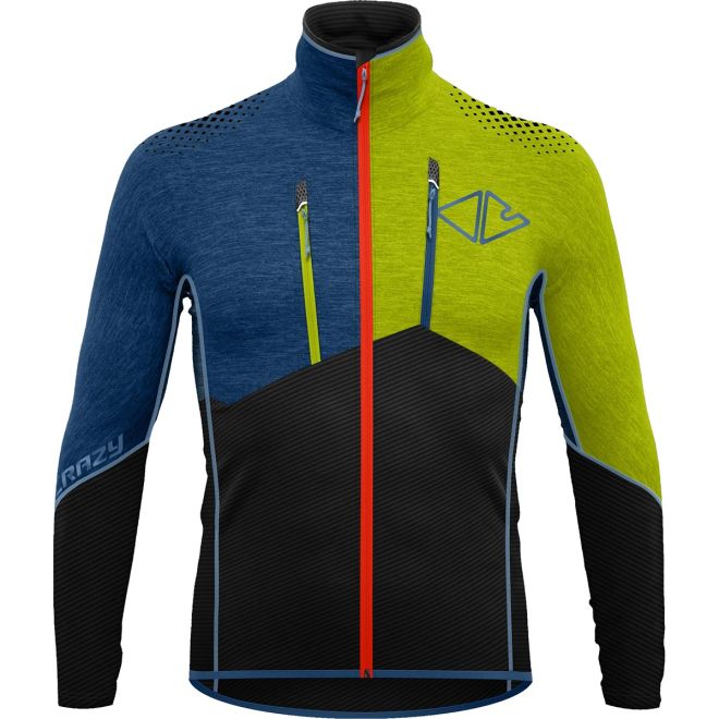 Crazy Pull Neutron Light teknisk fleece herr