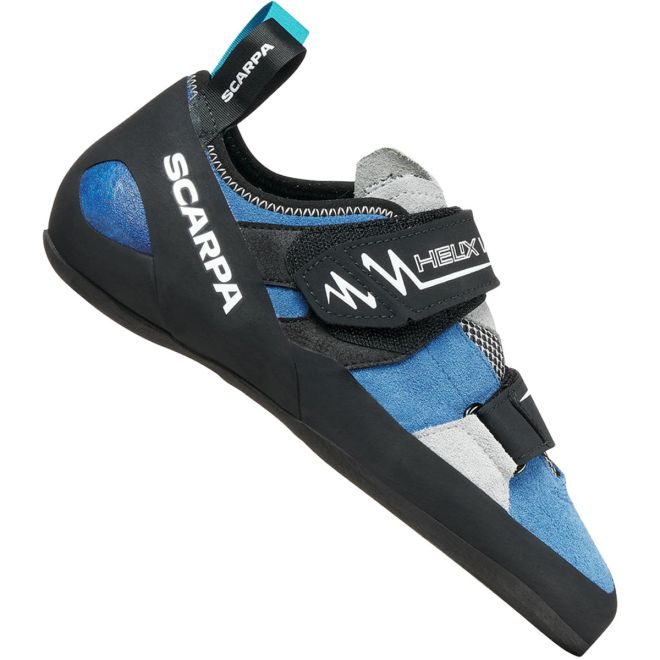 SCARPA Helix V Hyper Blue/Silver klätterskor herr