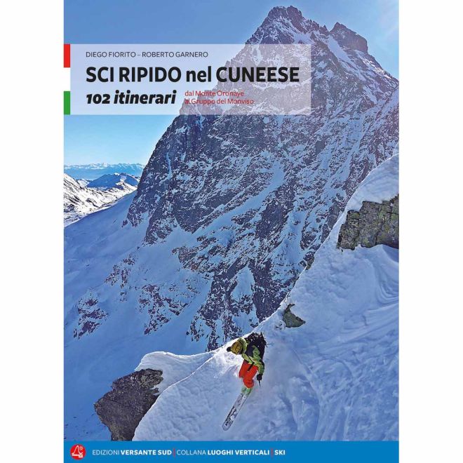 Versante Sud Ski brant i Cuneese guide skidalpintur