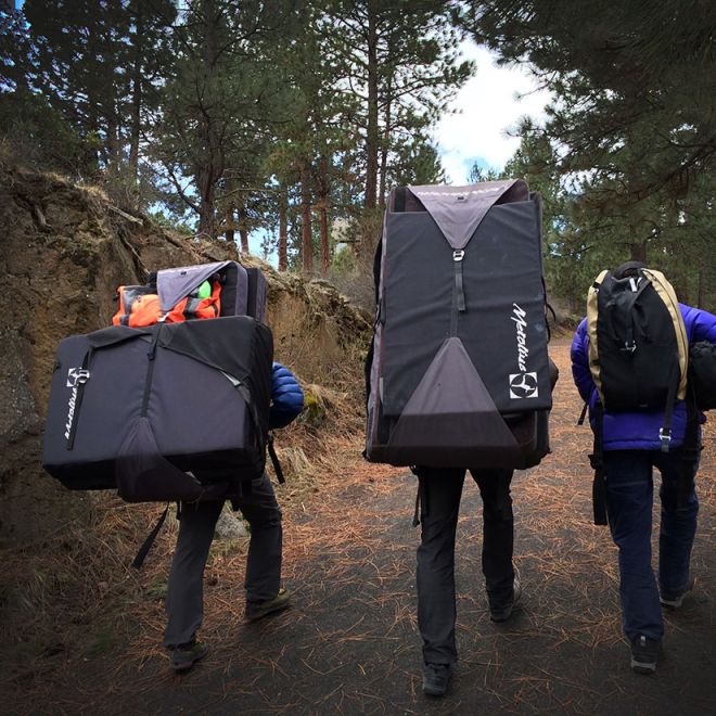 Metolius Shortstop crash pad boulder klättring
