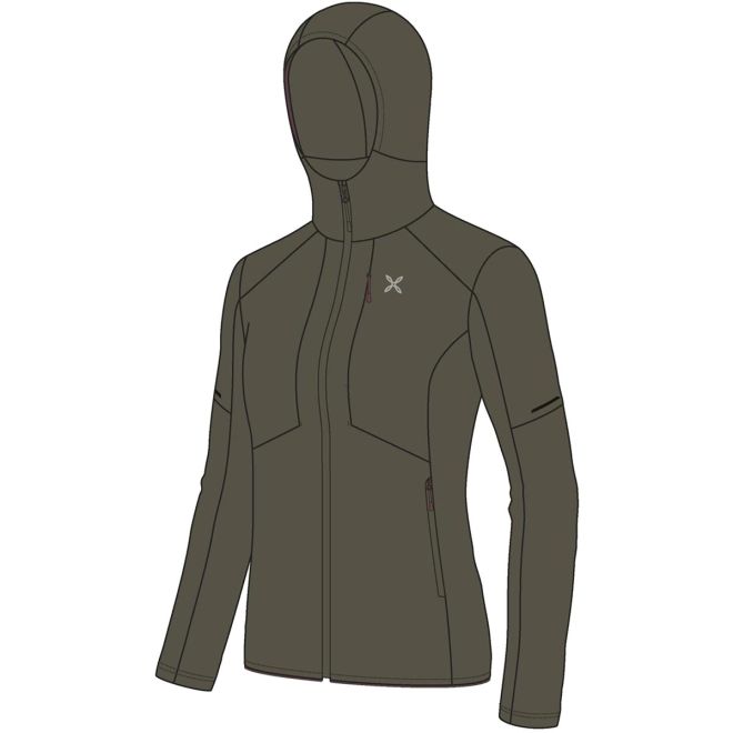 Montura Smooth Woman teknisk fleece dam