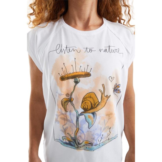 E9 Enove Snail damt-shirt