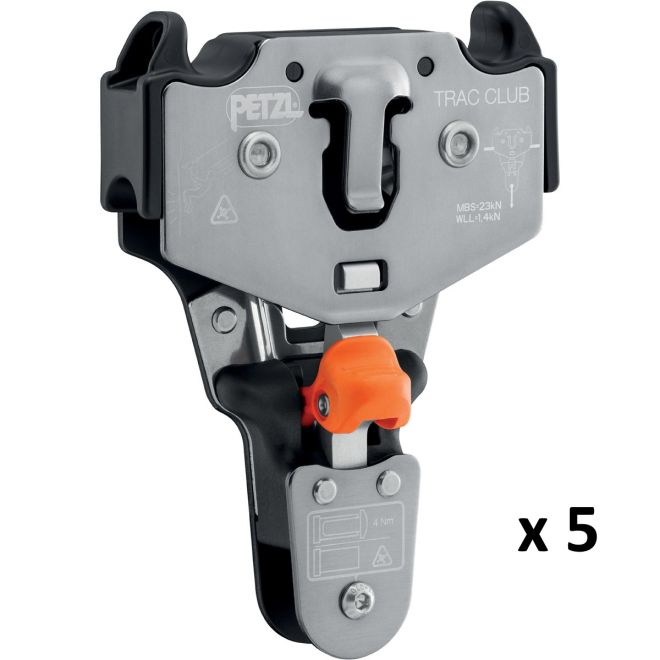 Petzl Trac Club (pack om 5) äventyrspark block