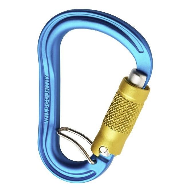 Petzl Neox säkringsapparat med assisterad låsning och klätterkarbin