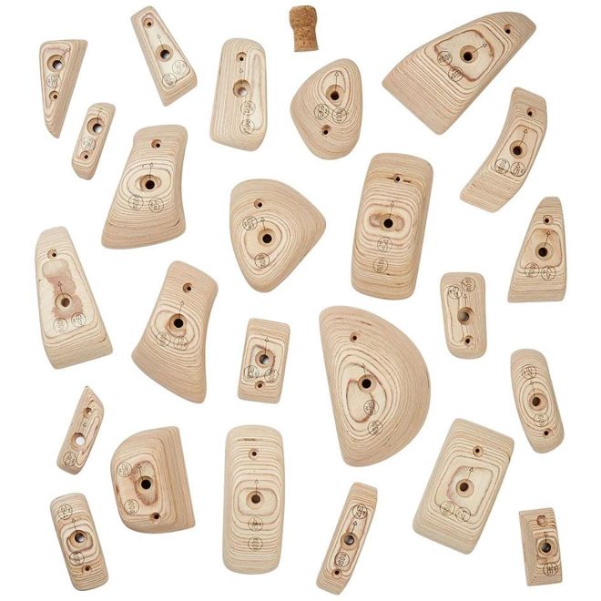 Moon Wood Holds Set B 24 klättring grepp