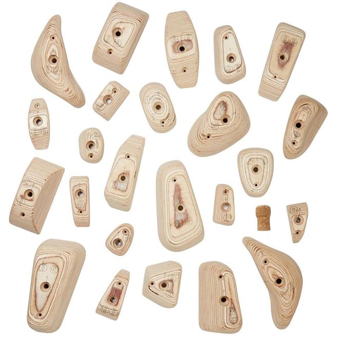 Moon Wood Holds Set C 24 klättring grepp